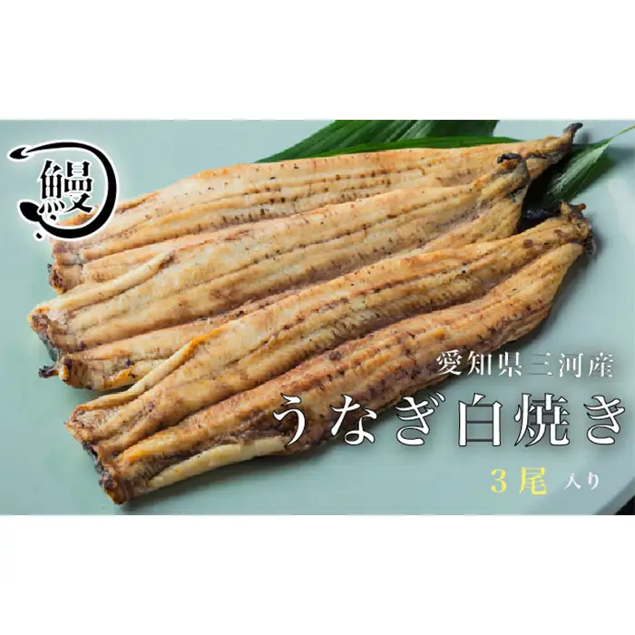 No.145 うなぎの白焼き3尾