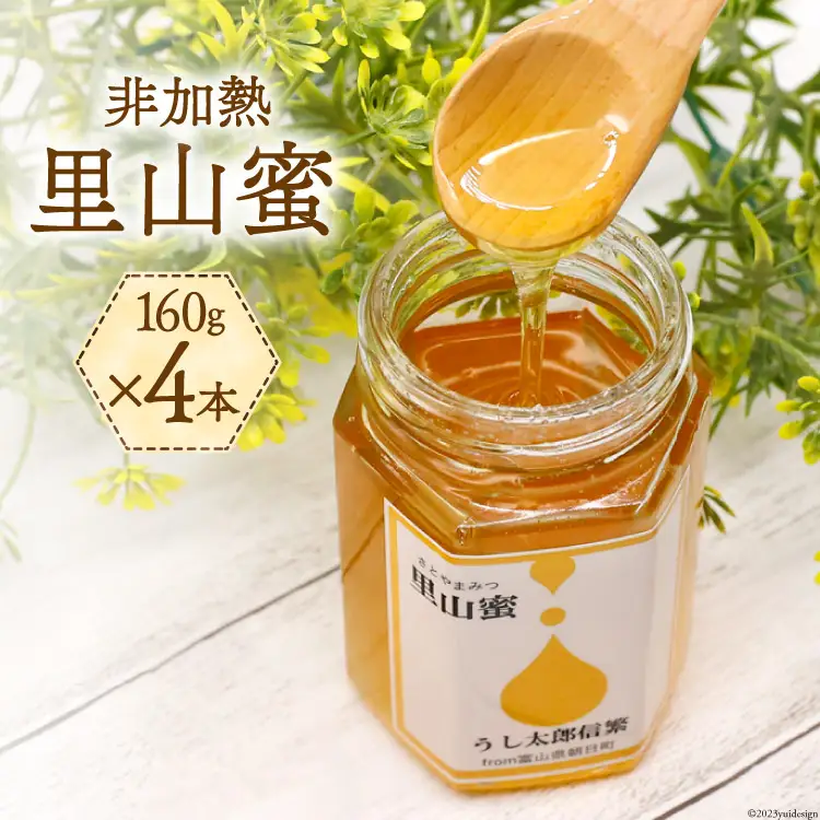 里山蜜 160g×4本