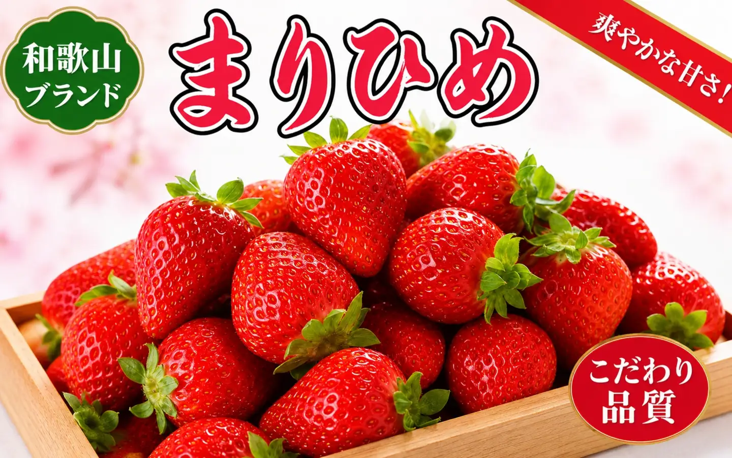  紀州 和歌山 ブランド いちご まりひめ 約250g×4P / 苺 果物 フルーツ 甘い ※2027年1月上旬頃〜３月上旬頃に順次発送予定（お届け日指定不可） ※離島への配送不可 【uot500-250-4】