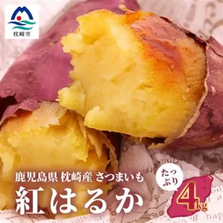 紅はるか ＜4キロ＞ 野菜 サツマイモ さつまいも A3-24_野菜 さつまいも いも サツマイモ 薩摩芋_【配送不可地域：離島】【1167017】
