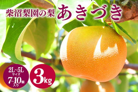あきづき 梨 5kg 柴沼梨園 BX-007