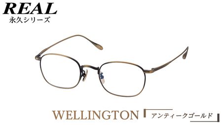 【 リアル メガネ タートル 】 REAL 永久 WELLINGTON カラー03 度無し