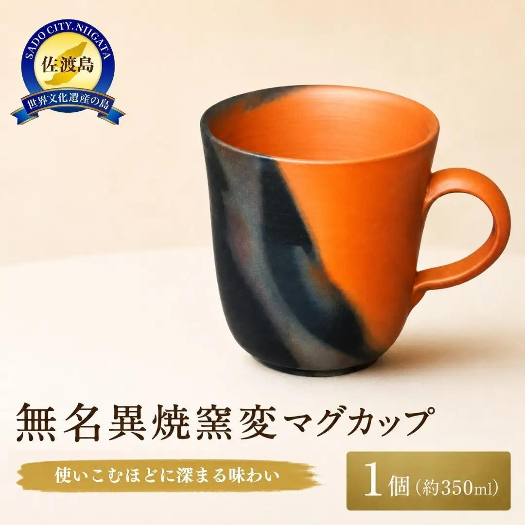 マグカップ 無名異焼窯変 | 新潟県 佐渡市 マグカップ