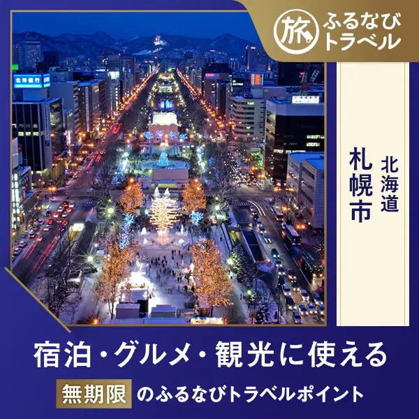 【札幌旅行・宿泊無期限】旅行ポイント札幌市ふるなびトラベルポイント