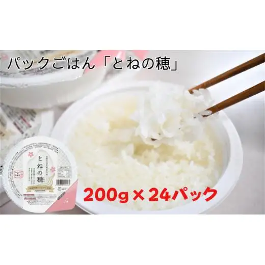 【パックごはん】とねの穂　24パック入り