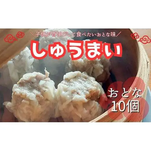 手作り点心の店　Syun358.　しゅうまい（おとな）10個
