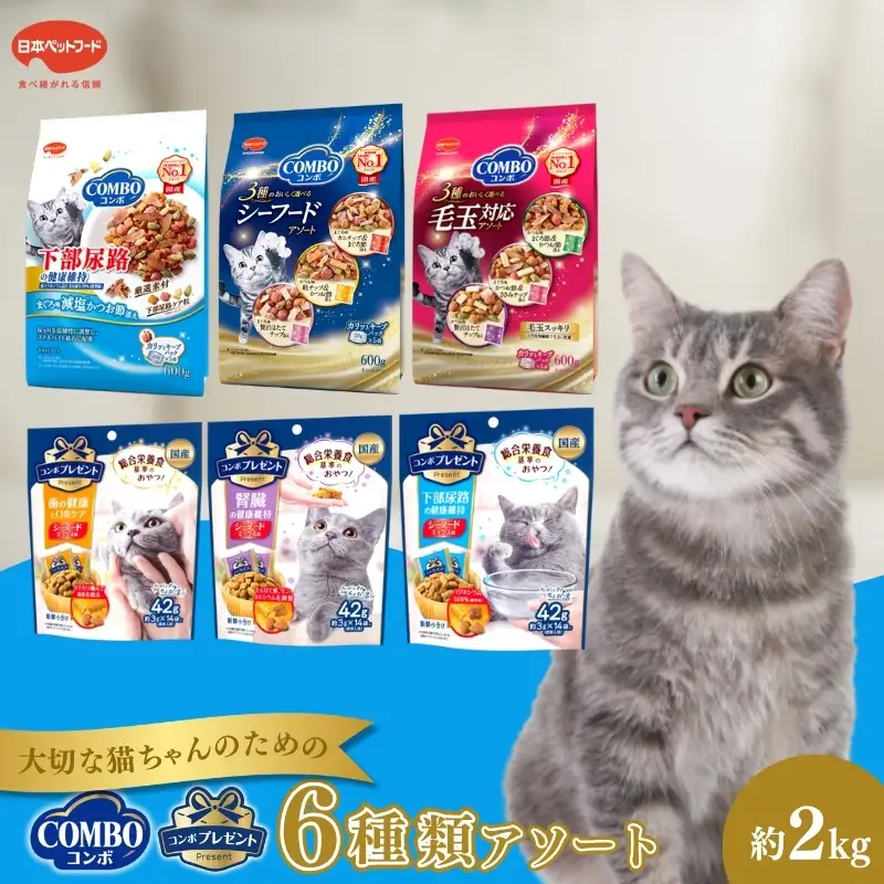 キャットフード コンボ 6種類 アソート 厳選素材 キャットフード