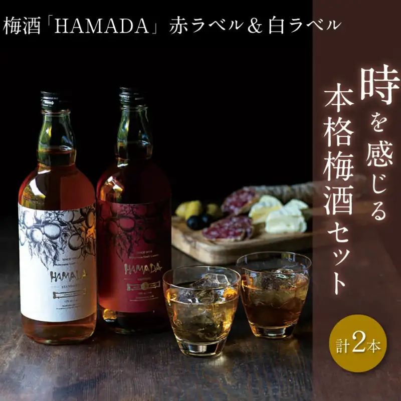 梅酒  HAMADAの梅酒飲み比べセット 720mL×2本【isg023-1】