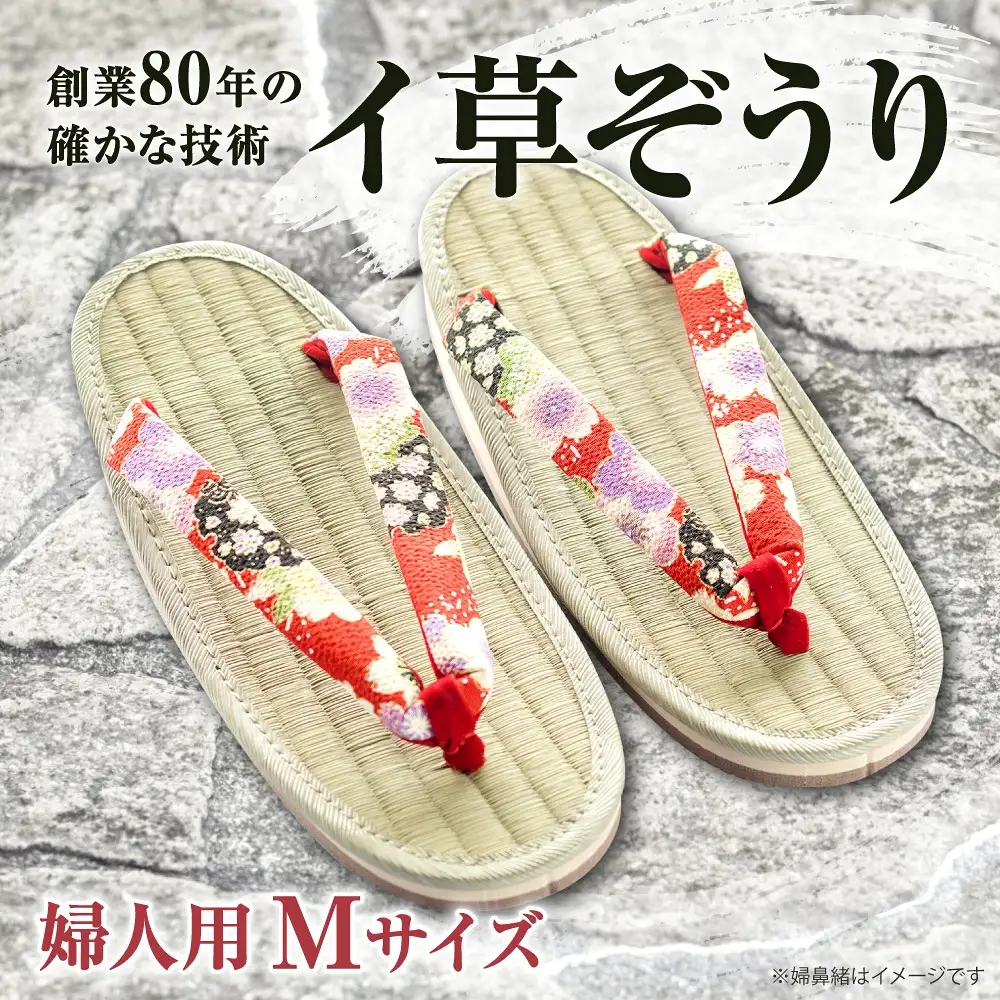 イ草ぞうり 婦人用 畳増 滋賀県 東近江市 A30 イ草ぞうり 婦人用 草履 ぞうり サンダル レディース 女性 和風 和モダン 国産 履物 軽い 軽量 快適 さらり 気持ちいい プレゼント ギフト