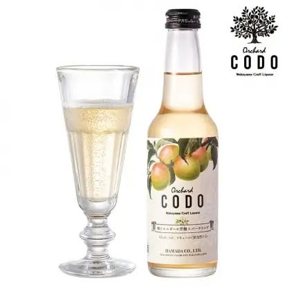 Orchard CODO 3本ギフトセット2（梅とエルダーの芳醇スパークリング 3本） / 和歌山 田辺市 梅干し 梅干 梅 うめ 酒 レモン みかん 夏みかん 本格梅酒 選べる  ギフト 贈答品【isg025-2-2】