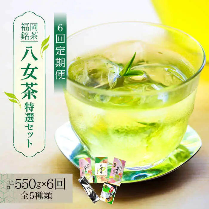 八女茶 【全6回定期便】 特選セット5種 [ABCJ124] 八女茶