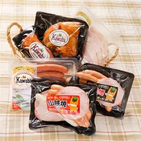 地元ブランド「かわば」 ハム・ソーセイジの充実セット_肉 鴨肉  かも カモ ダック  肉 ハム 豚肉   惣菜・加工品 燻製（スモーク）    肉 ソーセージ・ウインナー 豚肉   肉 ベーコン・サラミ 豚肉 _【配送不可地域：離島】【1026750】
