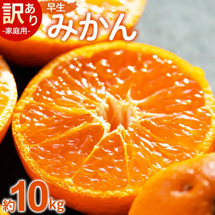 【2026年11月より順次配送】みかん 早生 約10kg 訳あり みかん be-0116
