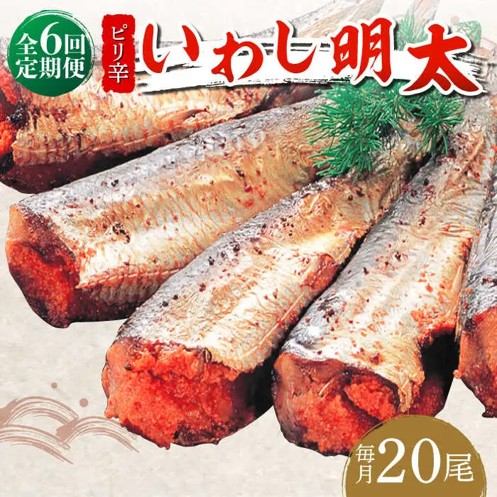明太子 【全6回定期便】 いわし明太20尾 [ABCJ079] 明太子