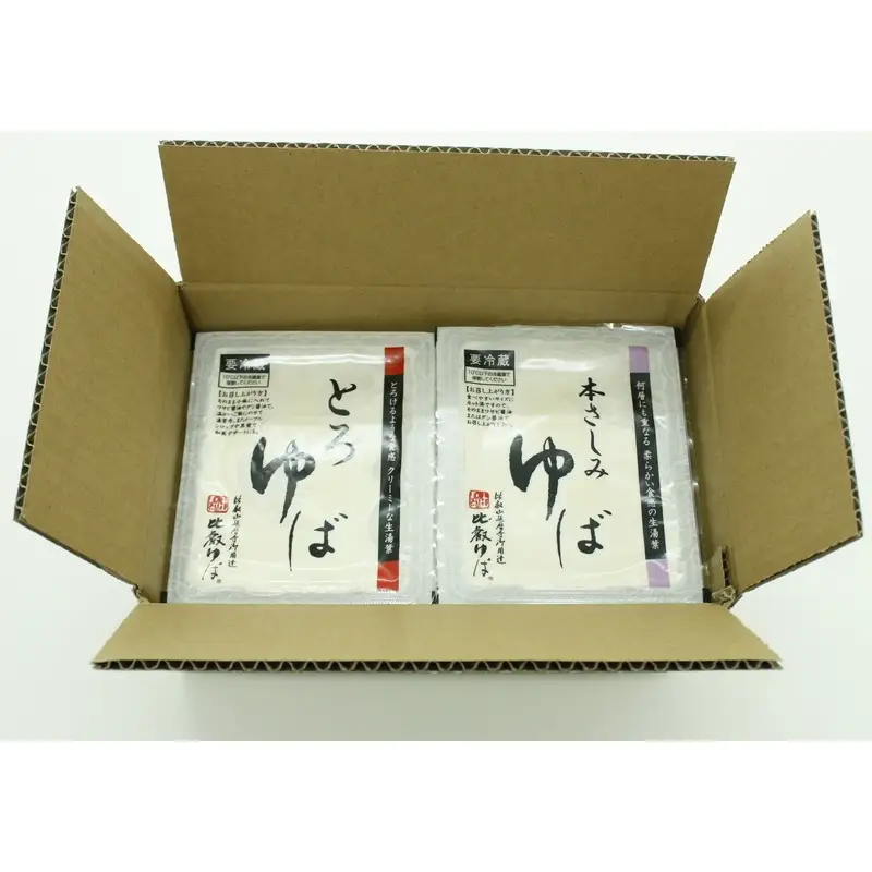 比叡山延暦寺 御用達 生ゆば詰合せ 2種 × 8個 (各180ｇ） 合計 16個 湯葉