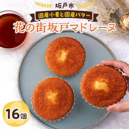 花の街坂戸マドレーヌ　16個入り_菓子・スイーツ 焼き菓子  _【1280670】