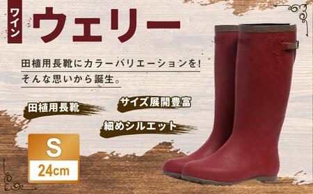 ウェリー #5 (ワイン) Sサイズ（24cm）