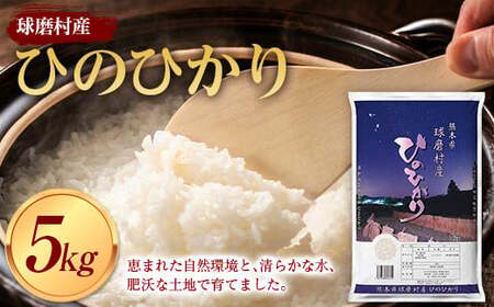 熊本県 球磨村産 ひのひかり 5kg FKP9-422