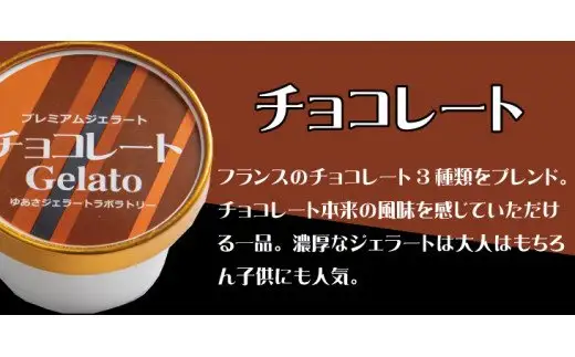 アイス アイスクリーム ジェラート スイーツ / プレミアムジェラート チョコレート12個セット アイスクリームセット 100mlカップ ゆあさジェラートラボラトリー 【kmtb700-03】