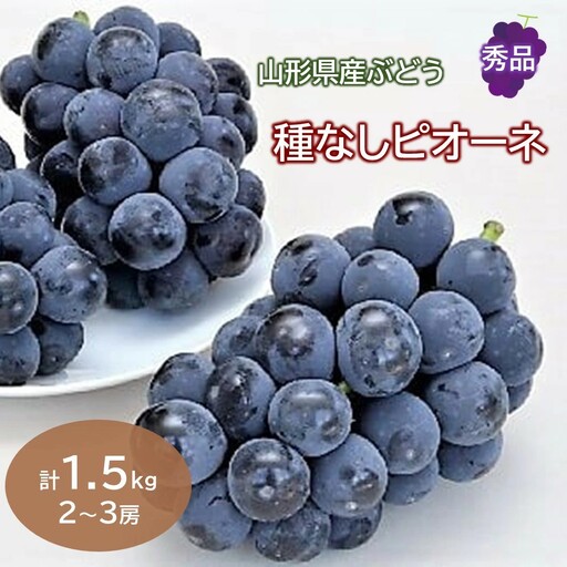 ぶどう（種なしピオーネ）２～３房　0030-2612