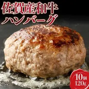 【佐賀産和牛】ハンバーグ 120g×10個  D-607