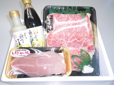 直七胡麻ドレッシング 牛肉 豚肉 セット セット