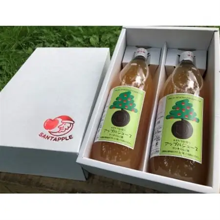 飲むりんご!青森県産りんごジュース　1000ml×2本　化粧箱入り　大切な方への贈り物に_飲料・ドリンク りんごジュース 果汁飲料 林檎ジュース アップルジュース リンゴジュース_【1338681】