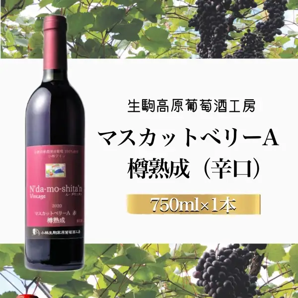 【高原の熟成ワイン】マスカットベリーA（樽熟成・辛口） 国産ワイン 辛口ワイン 小林ワイン 10000円ワイン ギフトワイン