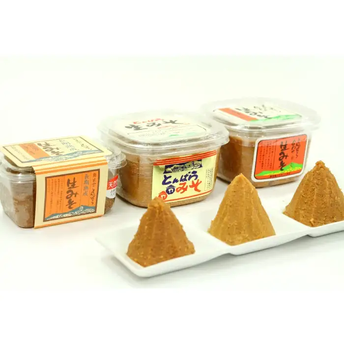 とんばら味噌食べ比べセット【 生みそ 合わせみそ 熟成味噌生みそ 調味料 無添加 酵母 詰め合わせ ミソ Ａ-230 】