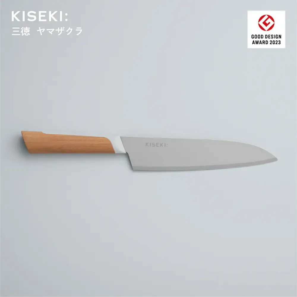 日本初の超硬合金 KISEKI:三徳包丁［ヤマザクラ］