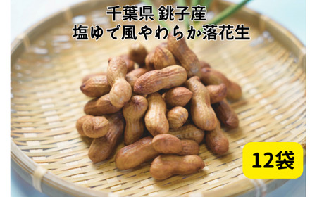 銚子産 やわらか 塩ゆで風 落花生  12袋 紀銚 