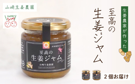 【 山﨑生姜農園 】 生姜農家 が作った 至高の 生姜ジャム 万能 調味料 生姜焼き 生姜 しょうが ショウガ ジンジャー ジャム 濃厚 きび糖 加工品 食品 高知県 高知 四万十市 四万十 しまんと 26-326