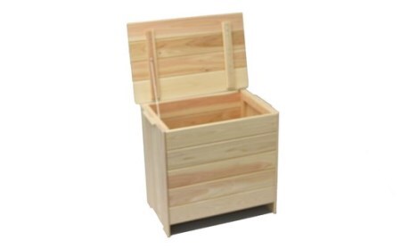 26-247．国産 四万十ひのき使用『ヒノキの小さなベンチボックス』