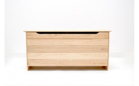 26-248．国産 四万十ひのき使用『ヒノキの大きなベンチボックス』