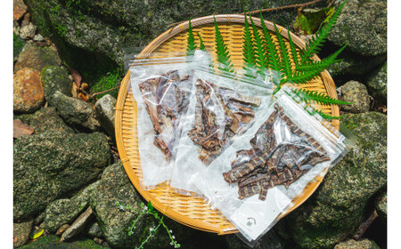 【犬用】鹿肉ジャーキー 45g × ３袋セット｜ペット フード ドッグ 餌 ジビエ シカ 干物 小分け YZ-1