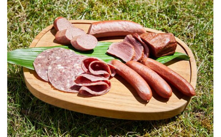 【口コミで評判】「まつのジビエ」鹿の燻製肉、鹿のウィンナー、鹿のビアシンケン、鹿のフランクフルトのセット◇｜ジビエ 鹿 しか シカ 鹿肉 ウインナー ビアシンケン フランクフルト ボローニャ 燻製 珍しい グランピング キャンプ飯 BBQ バーベキュー ふるさと納税　愛媛県 松野町 お取り寄せ