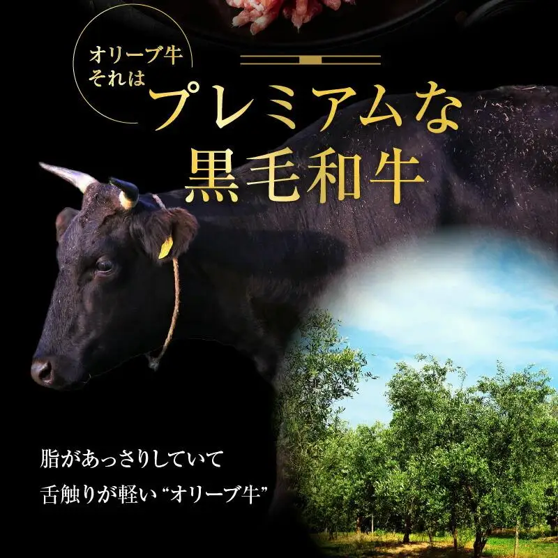 オリーブ牛　ミンチ　1,000g ｜ お肉 オリーブ 牛肉 ミンチ 牛 オリーブ牛 美味しい 人気 おすすめ