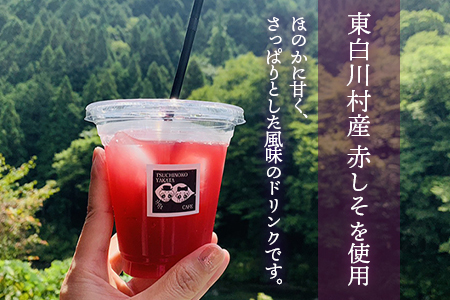 東白川村産赤しそ使用！ しそしそばなし 2本 720ml しそジュース 紫蘇 赤しそ 紫蘇ジュース ジュース 6000円