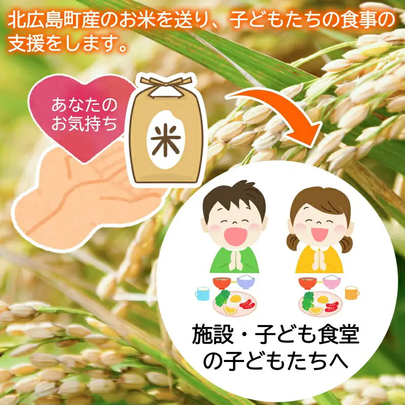 《恩おくりの返礼品》北広島町のおいしいお米を子どもたちに（寄贈型）30kg分_HA095_002