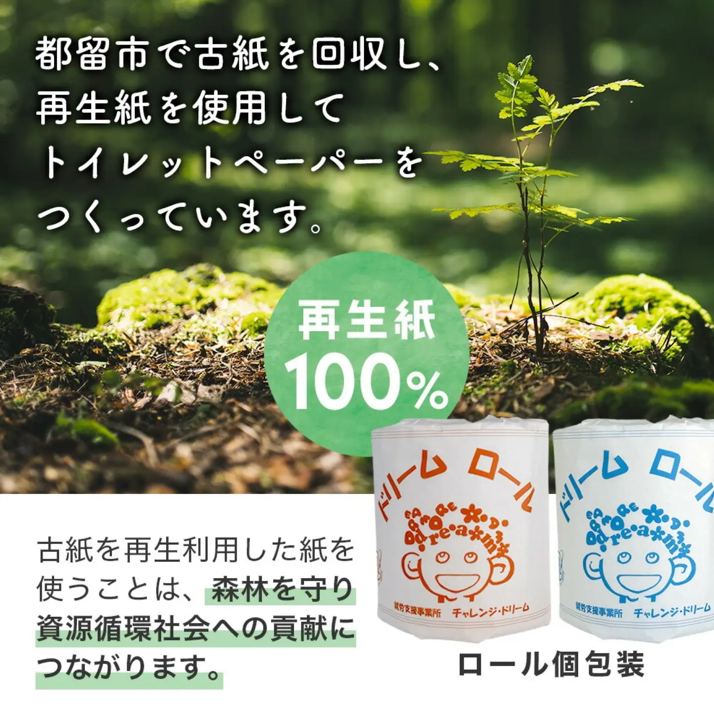【ダブル】オリジナルトイレットペーパー　トイレット
