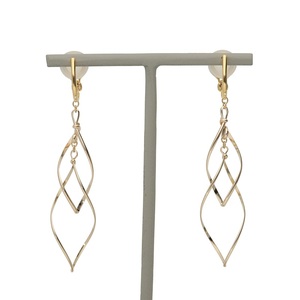 K14GF　ダブルマーキスイヤリング　GFE-4020