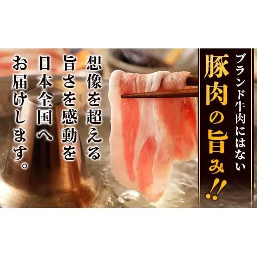 やえやまファームのアグー豚 (F1種) 南ぬ豚 しゃぶしゃぶ用 食べくらべセット　E-32-1