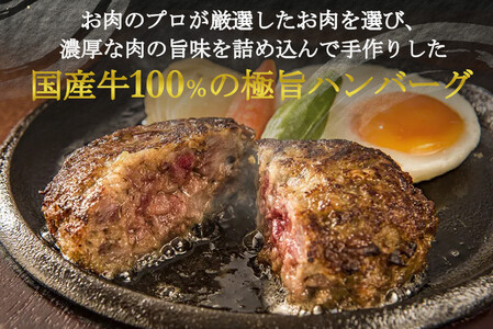 （冷凍） 国産牛肉100％ 食べ応え満点 手作り・手ごね ハンバーグ 750g ／ 歩商事 自家製タレ 贈答用 ギフト 奈良県 田原本町