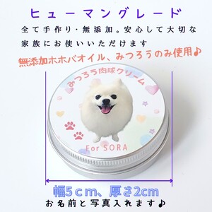 【ペット専用】肉球クリームセット うちの子専用肉球クリーム20g+リップクリーム1個 《 犬 ケア みつろう リップクリーム クリーム セット 詰め合わせ オリジナル セミオーダー ホホバオイル 》【2400N13306】