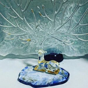 deer figurine(鹿の置物) ／ fleur misaki お祝い インテリア 雑貨 プレゼント ギフト スピリチュアル 水晶 鹿 奈良県 田原本町