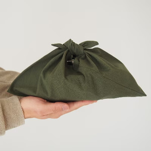 あづま袋 Sサイズ 1セット カラー カーキ お弁当袋に。 ／ Maco エコバッグ 風呂敷 手ぬぐい 奈良県 田原本町