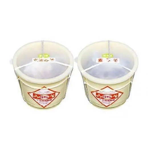 麦みそ・玄米みそセット(各1.5kg樽、箱入り)｜味噌 調味料 産地直送 グルメ ギフト  
