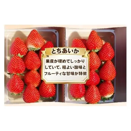 【ふるなびWEEK対象】【先行予約】幸せを呼ぶハート型 栃木の新品種《とちあいか》1,120g (280g×4P)