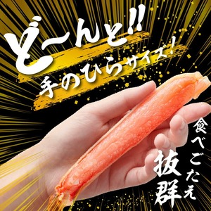 【ふるなびWEEK対象】ズワイガニ 3L 1kg カット済 生食可 カニ 北海道 _HD065-008