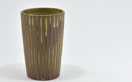 京焼 ビアグラス 遙白釉 木賊紋 （ ピスタチオグリーン） 1個 飲み物 コップ 緑 グリーン レンジ 食洗器 OK カップ 食器 焼き物 贈答 ギフト プレゼント 